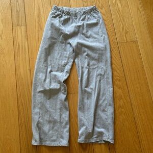 Brandy Melville grey Anastasia straight leg sweatpants